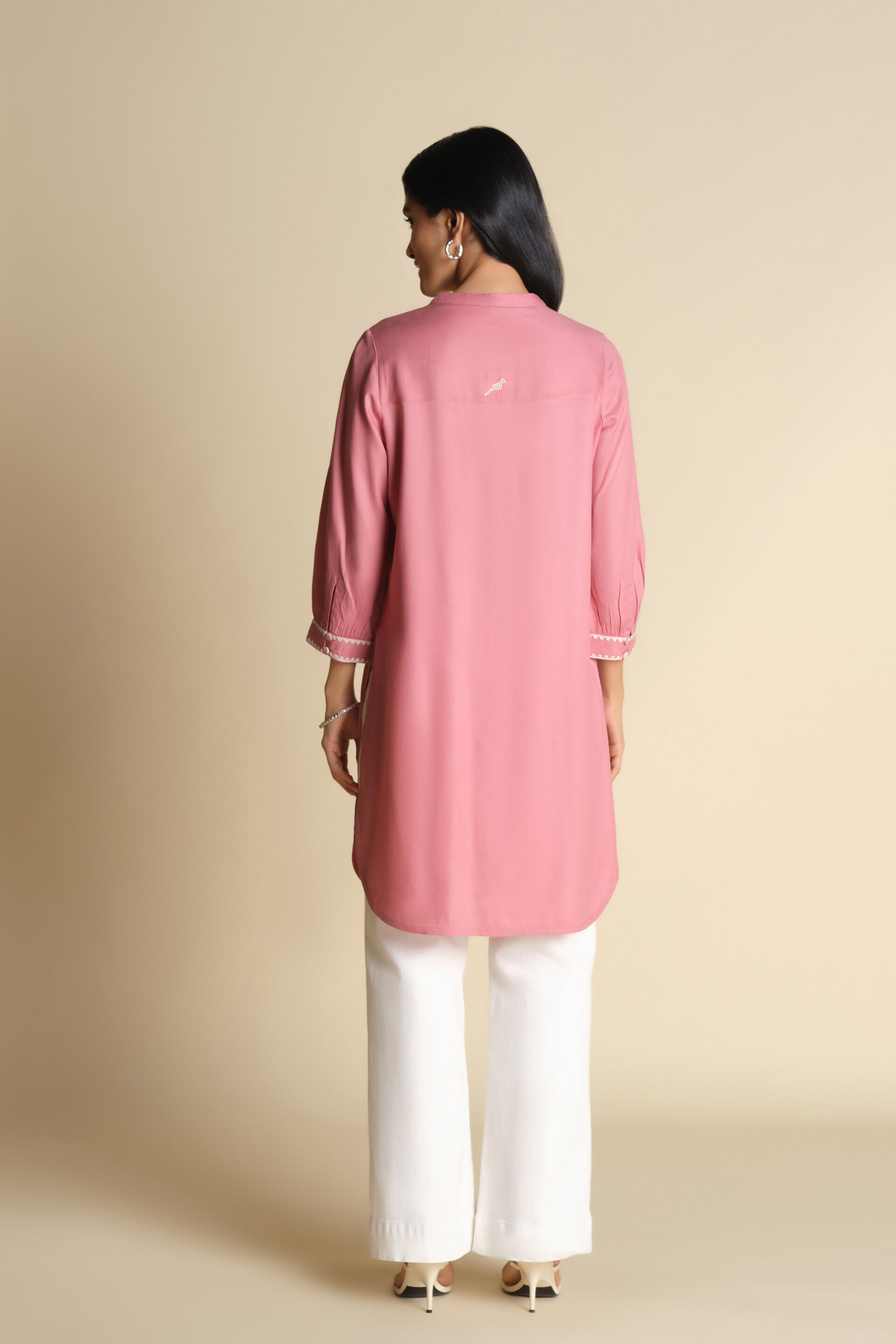Phoolon Sa Tunic, Rose Pink, image 4